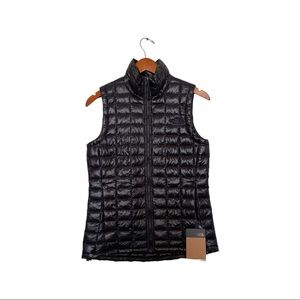 Black Bubble/Puffer Sleeveless North Face Jacket